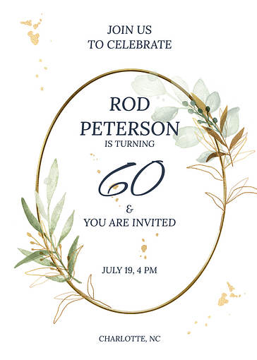 Шаблоны приглашений на день рождения