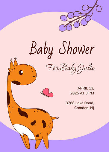 Templates Lindos de Convites para Chás de Bebês