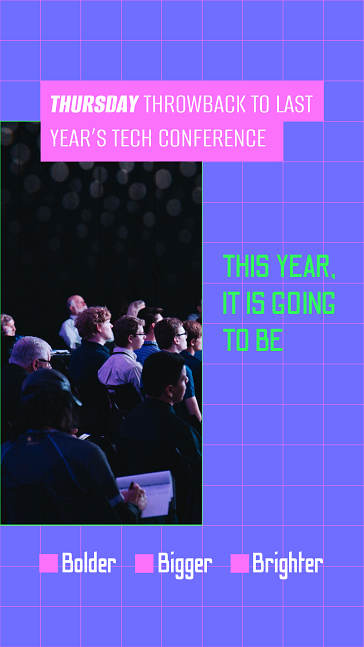 Pack de promotion d‘un événement technologique