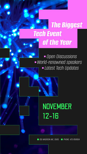 Pack de promotion d‘un événement technologique