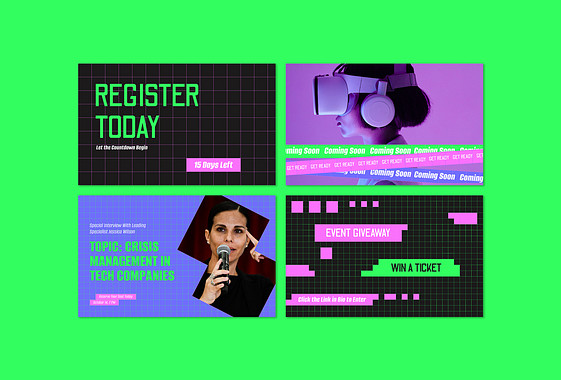 Pack de promotion d'un événement technologique