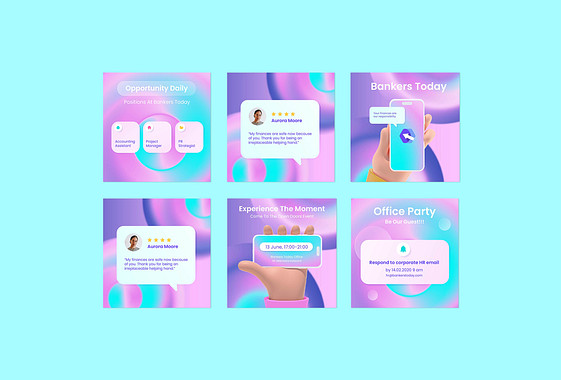 مجموعة وسائل التواصل الاجتماعي للملف التعريفي للشركة