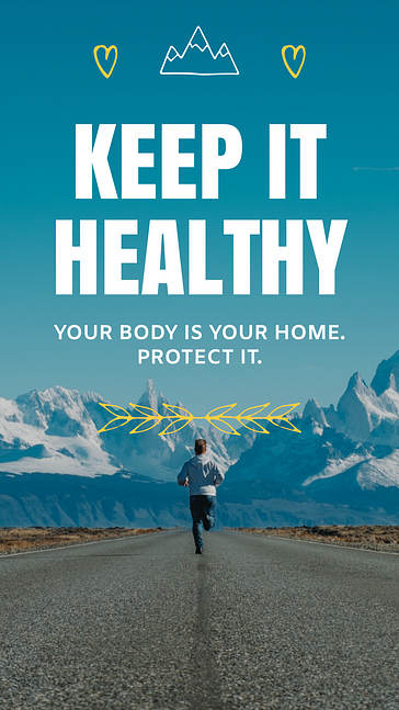 健康とフィットネスの紹介セット