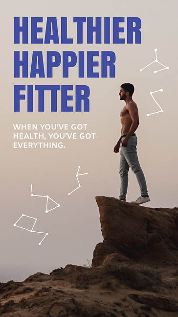 健康とフィットネスの紹介セット