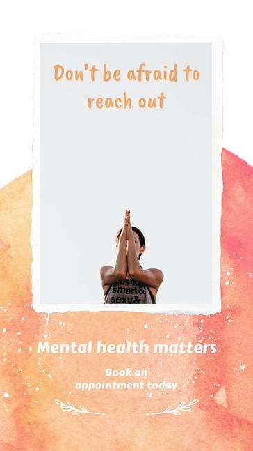 メンタルヘルス啓発のSMM投稿