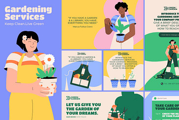 Services de jardinage SMM Pack