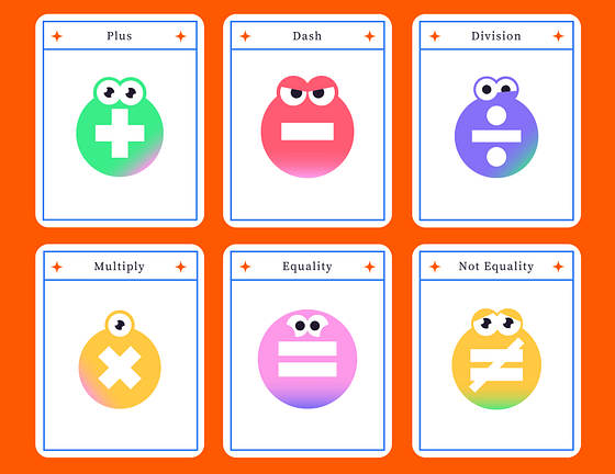 Mascot Flashcard Templates