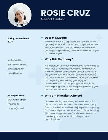 Cartas de Apresentação Minimalistas