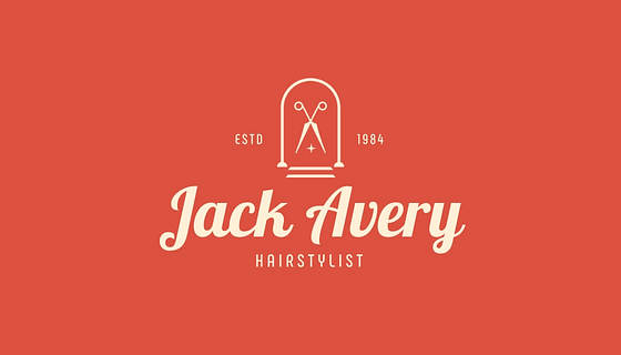 Cartões de Visita de Cabeleireiro