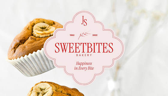 Trendy Bakery Business Cards