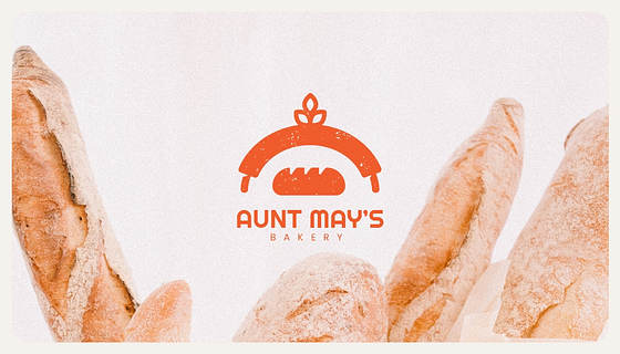 Trendy Bakery Business Cards