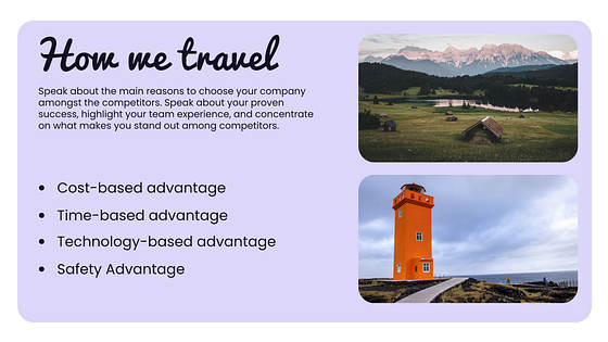 グローバル・ゲッタウェイの旅行プレゼンテーション