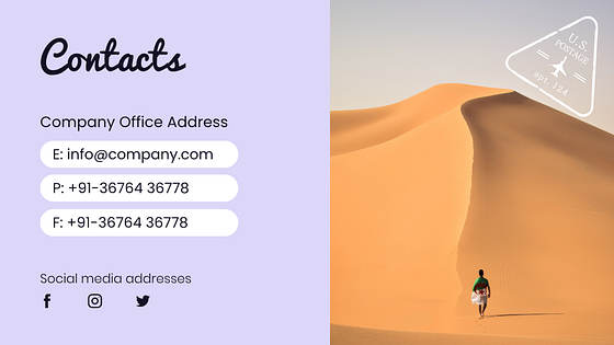 グローバル・ゲッタウェイの旅行プレゼンテーション