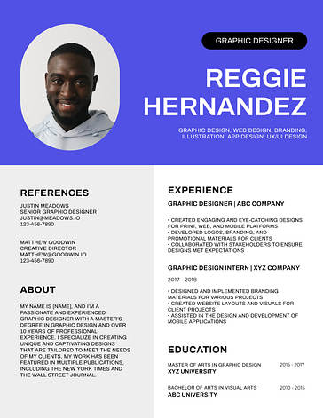 نماذج سير ذاتية عصرية