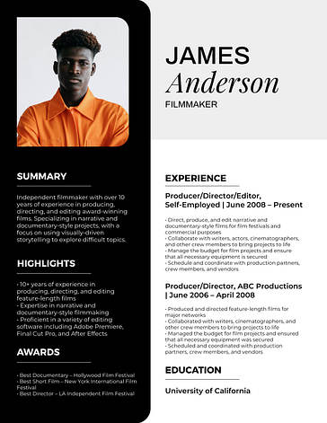 نماذج سير ذاتية عصرية