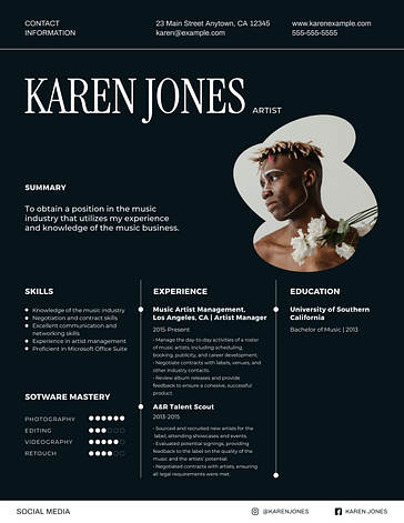 نماذج سير ذاتية عصرية