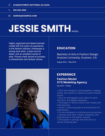 نماذج سير ذاتية عصرية