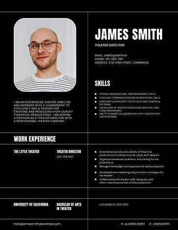 نماذج سير ذاتية عصرية