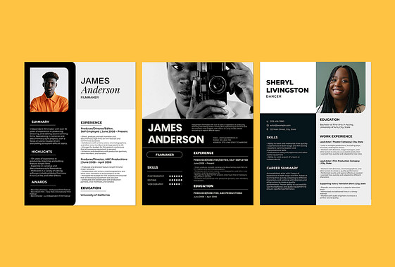 نماذج سير ذاتية عصرية