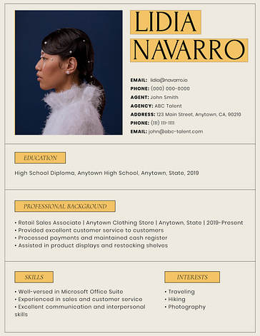 Acting Resume Templates