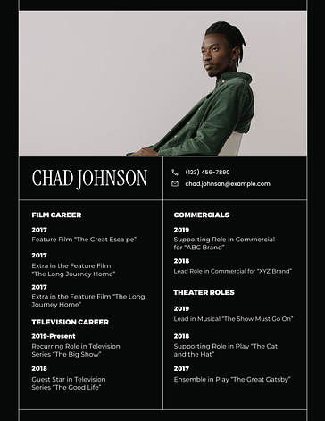 Acting Resume Templates