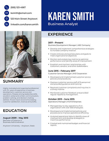 نماذج سيرة ذاتية احترافية لقطاع الأعمال