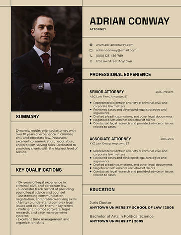Elegant Lawyer Resume Templates Renderforest Elegant Lawyer Resume Templates Renderforest