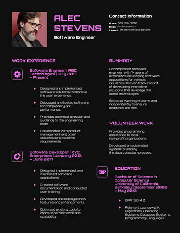 Tech Resume Templates Renderforest Tech Resume Templates Renderforest