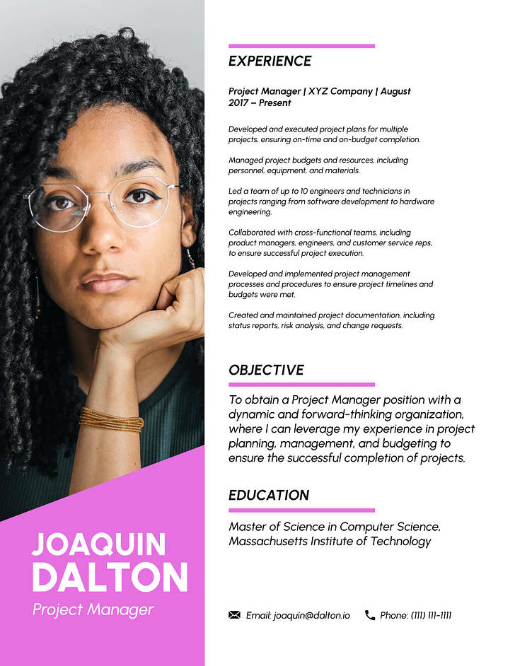 Tech Resume Templates Renderforest - 0b31606e9c21 2x 