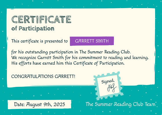 Certificados de Conquistas para Crianças