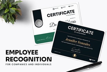 Certificats de reconnaissance des employés
