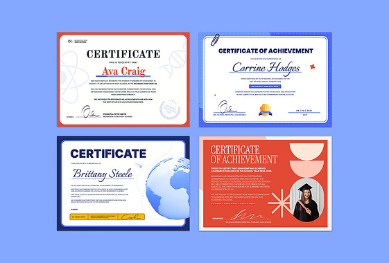 Academic Certificate Templates