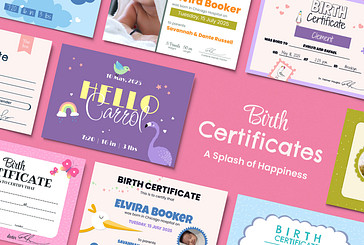Modèles d'actes de naissance