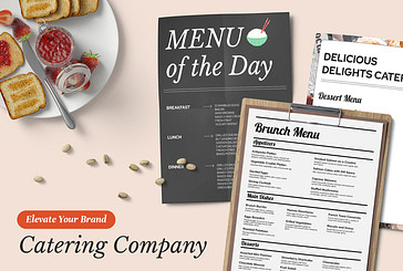 Modèles de menus pour les traiteurs