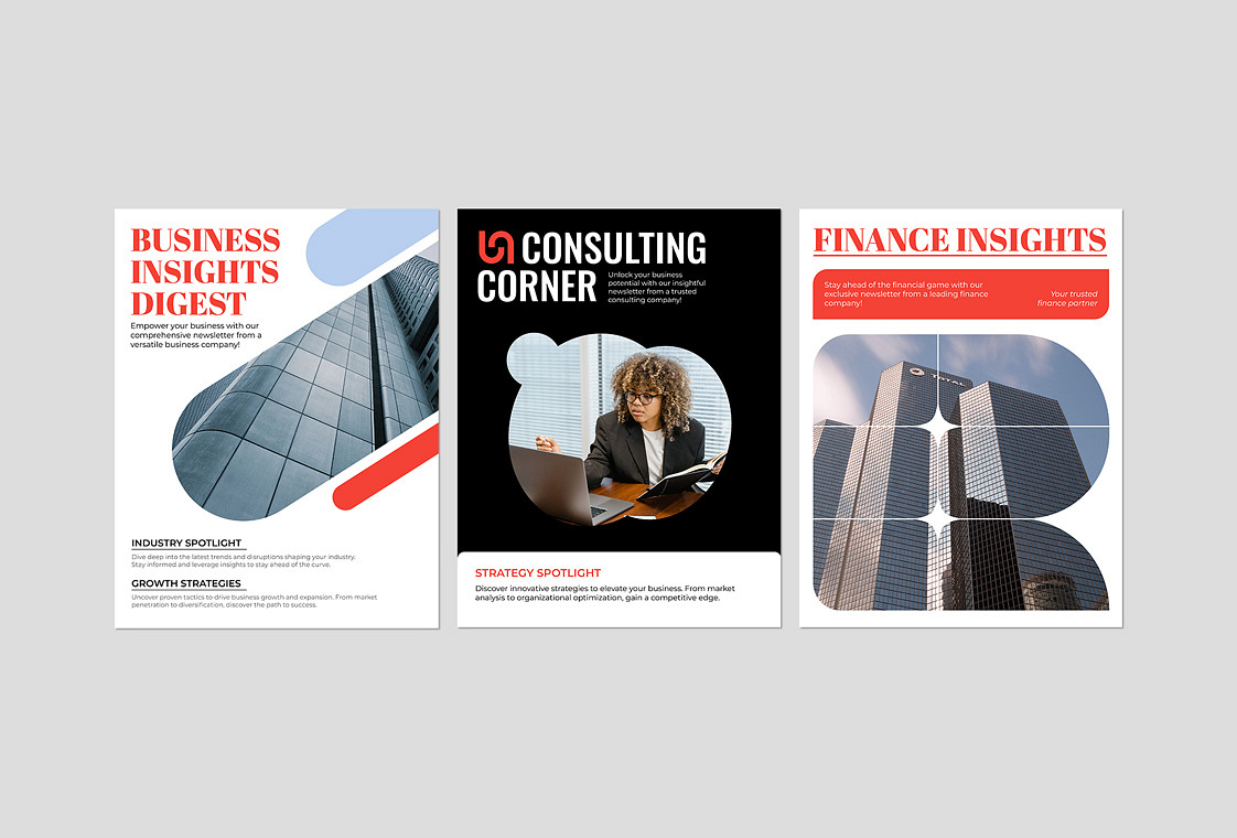 Corporate Newsletter Templates Renderforest