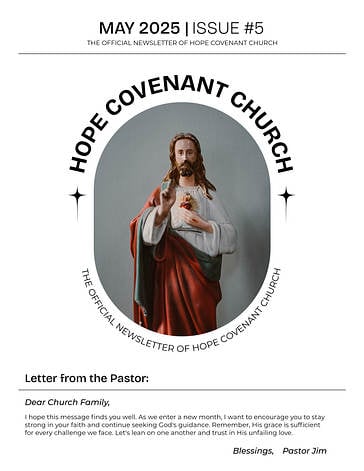 Church Newsletter Template