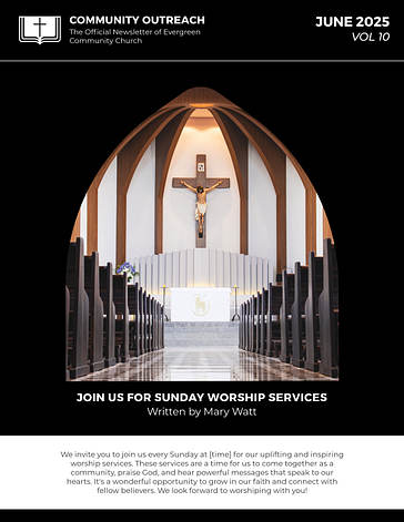 Church Newsletter Template