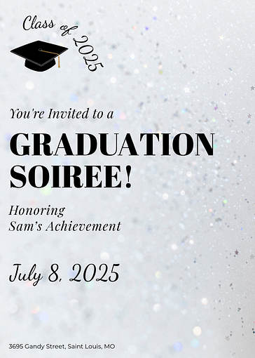 Invitations pour la remise des diplômes