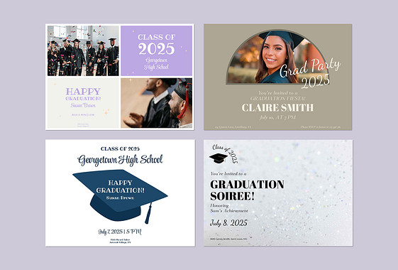 Invitations pour la remise des diplômes