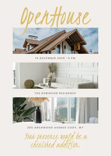 Open House Invitation Examples