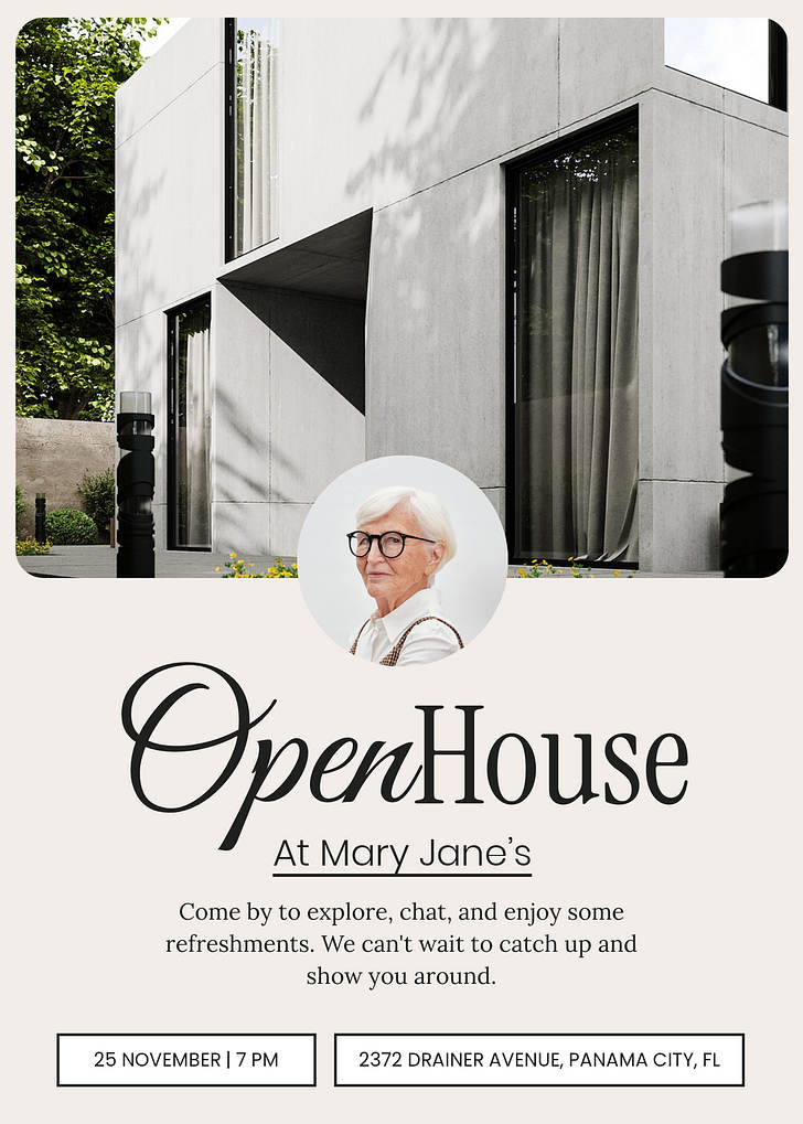 Open House Invitation Templates | Renderforest