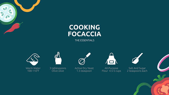 Diaporama pour les ateliers de cuisine