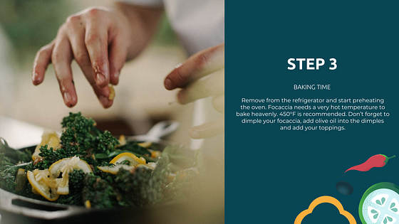 Diaporama pour les ateliers de cuisine