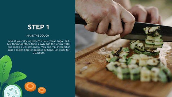 Diaporama pour les ateliers de cuisine