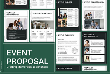 Plantilla de propuesta de evento multifuncional