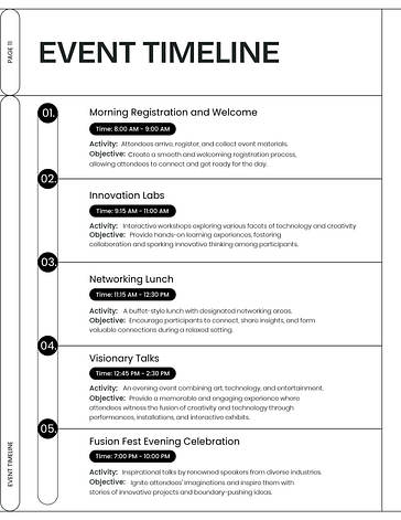 Modèle de proposition d‘événement multifonctionnel