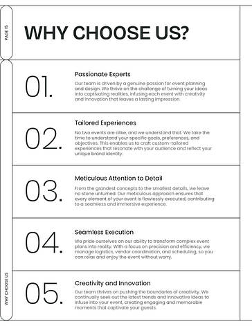 Modèle de proposition d‘événement multifonctionnel