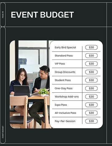 Modèle de proposition d‘événement multifonctionnel