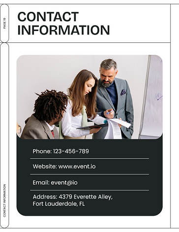 Modèle de proposition d‘événement multifonctionnel