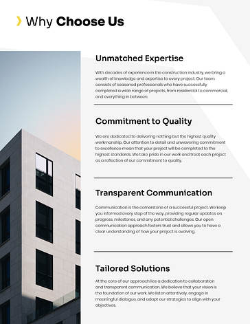 نماذج عروض مشروعات معمارية